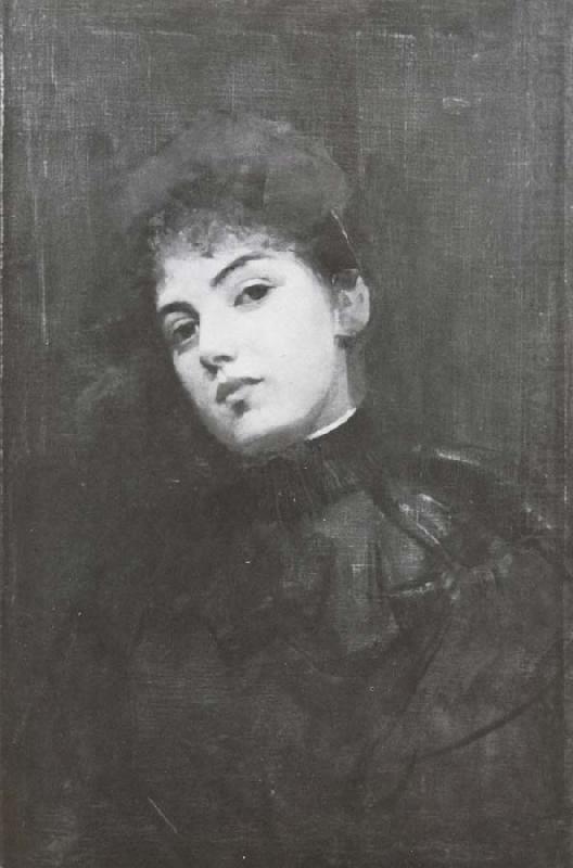 Study of a Woman-s head, Julian Ashton